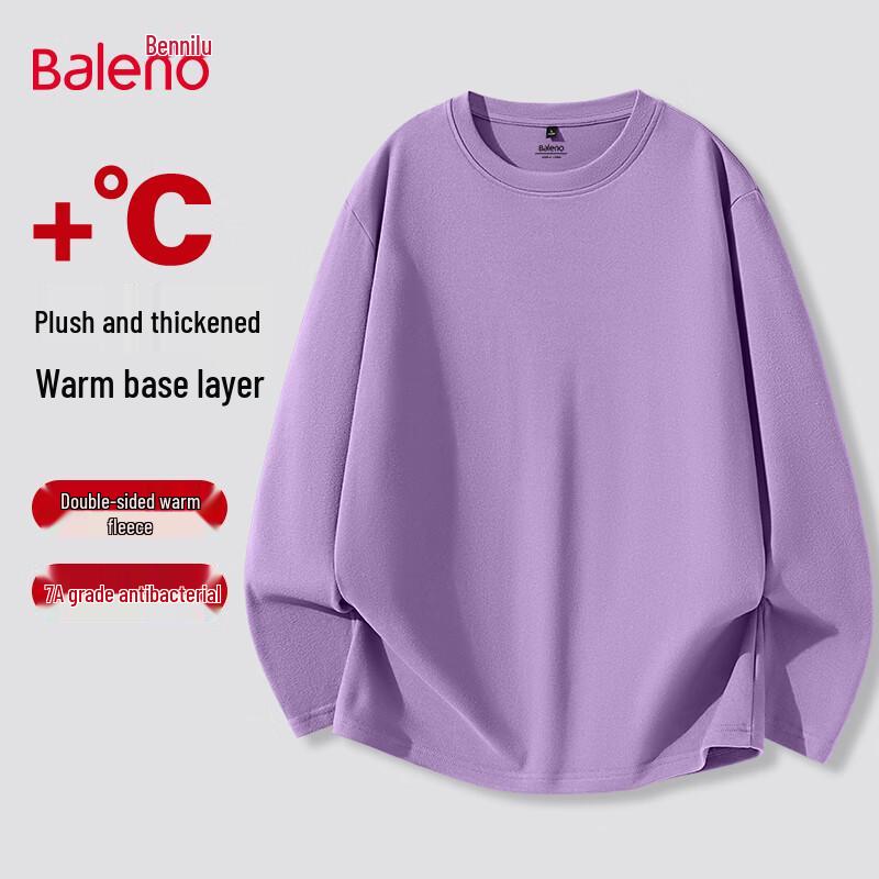 Baleno Men's Double-Sided Fleece Thermal Round Neck Top