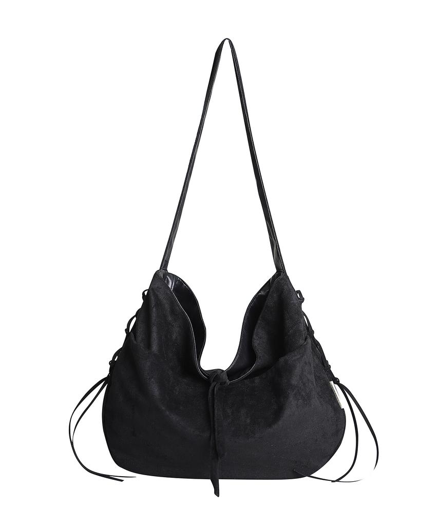 Socharming Lace-Up Reversible Suede Hobo Bag - 3 Colors