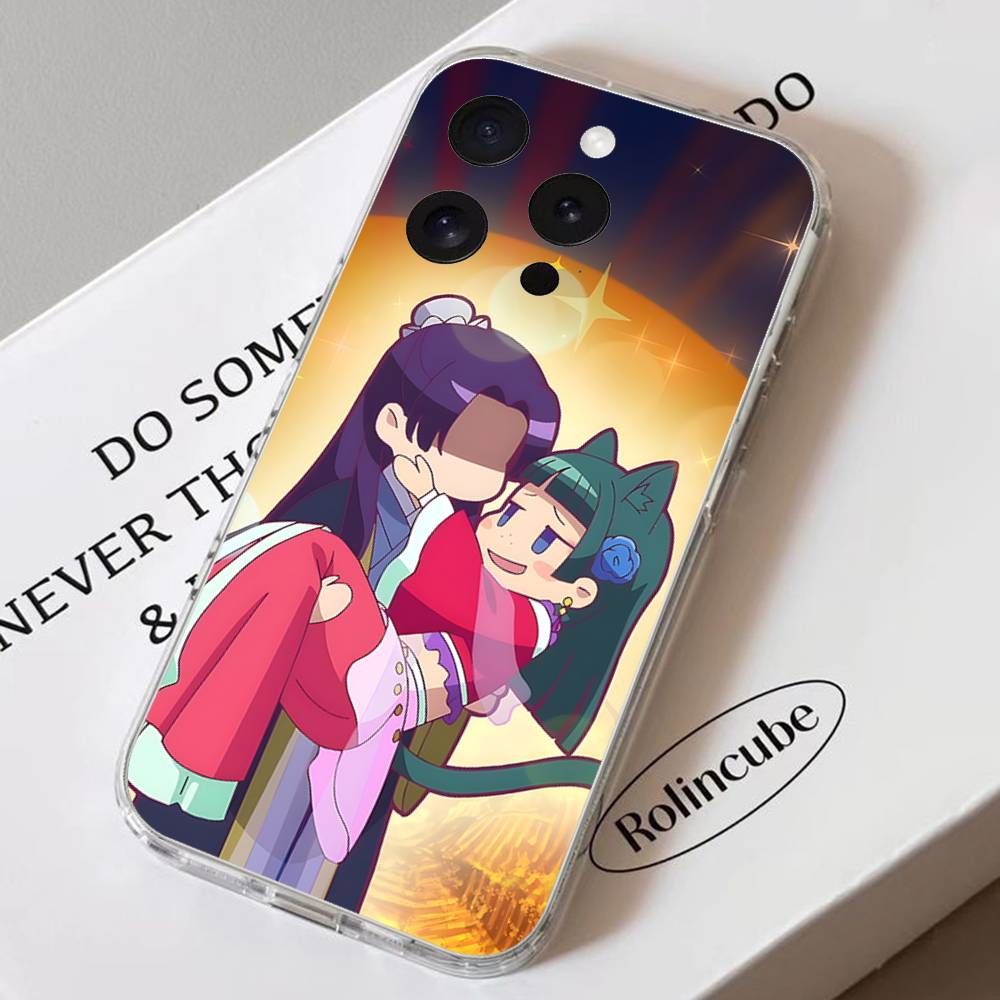 Jinshi And Maomao The A-Apothecary D-Diaries Phone Case Soft Transparent Case For IPhone 17 16 15 14 13 12 11 Pro Max Mini Plus
