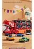 Dinosaur Deformation Toy Car Set - Triceratops & Tyrannosaurus Rex