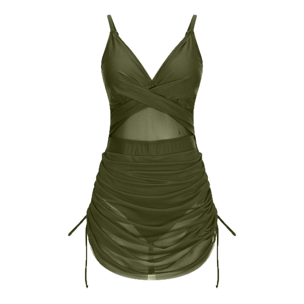 Summer Swimsuit Women's European and American One-piece Swimsuit