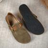 Soft-soled Women's Shoes Spring and Autumn New One-pedal Round Head Versatile Boken Single Shoes Flat Doudou Shoes