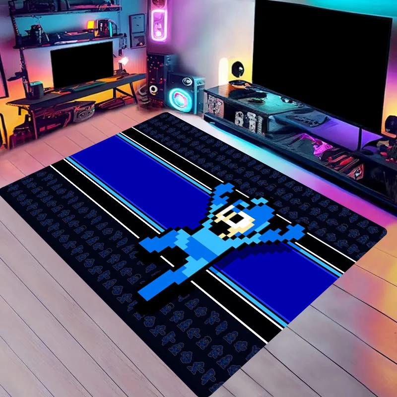 Stilvolle Europäische und Amerikanische Serie Wohnzimmer Roboter Spiel Teppich Matte M-Megaman Muster Teppiche Zeltmatten