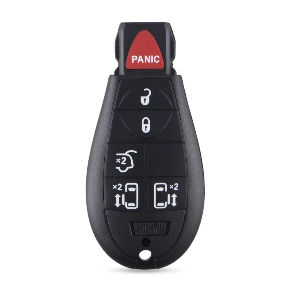 KEYYOU 7 6+1 Buttons Car Remote Control Key M3N5WY783X IYZ-C01C Fob 433Mhz For Dodge Caravan Chrysler Town Country Jeep