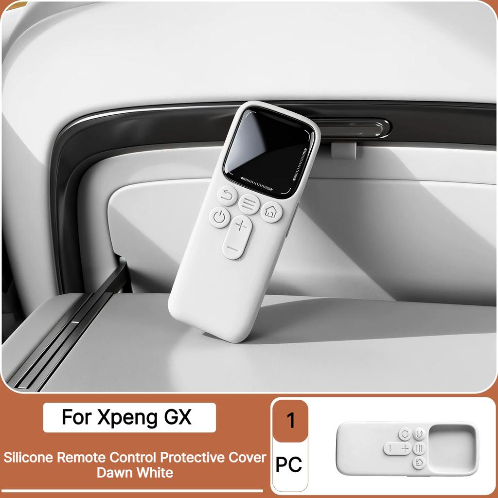 For Xpeng GX Xiaopeng GX 2026 Silicone Protective Case Car Entertainment Screen Remote Control Cover Auto Interior Accessories
