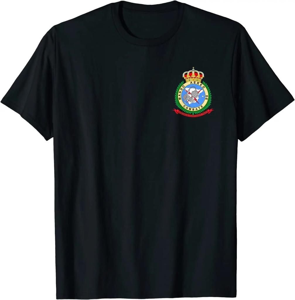 Spanish Air Force Air Combat ComUnisexd (MACOM) Unisex TShirt Short Sleeve Casual Cotton ONeck Summer Shirt