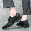 Britain Men Pointed Black Breathable Mesh Patchwork Casual Dress Homecoming Brogues Shoes Male Formal Wedding Oxfords Footwear