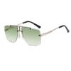 New Frameless Gradient Sunglasses Women Fashion Lightweight Sun glasses UV400