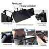 Multi Function Car Computer Desk Foldable Car Lunch Desk Car Seat Laptop Holder Stand Food Drink