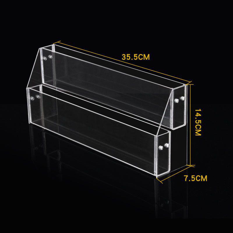 

Acrylic Book and Magazine Display Stand - Desktop Organizer and Storage Rack