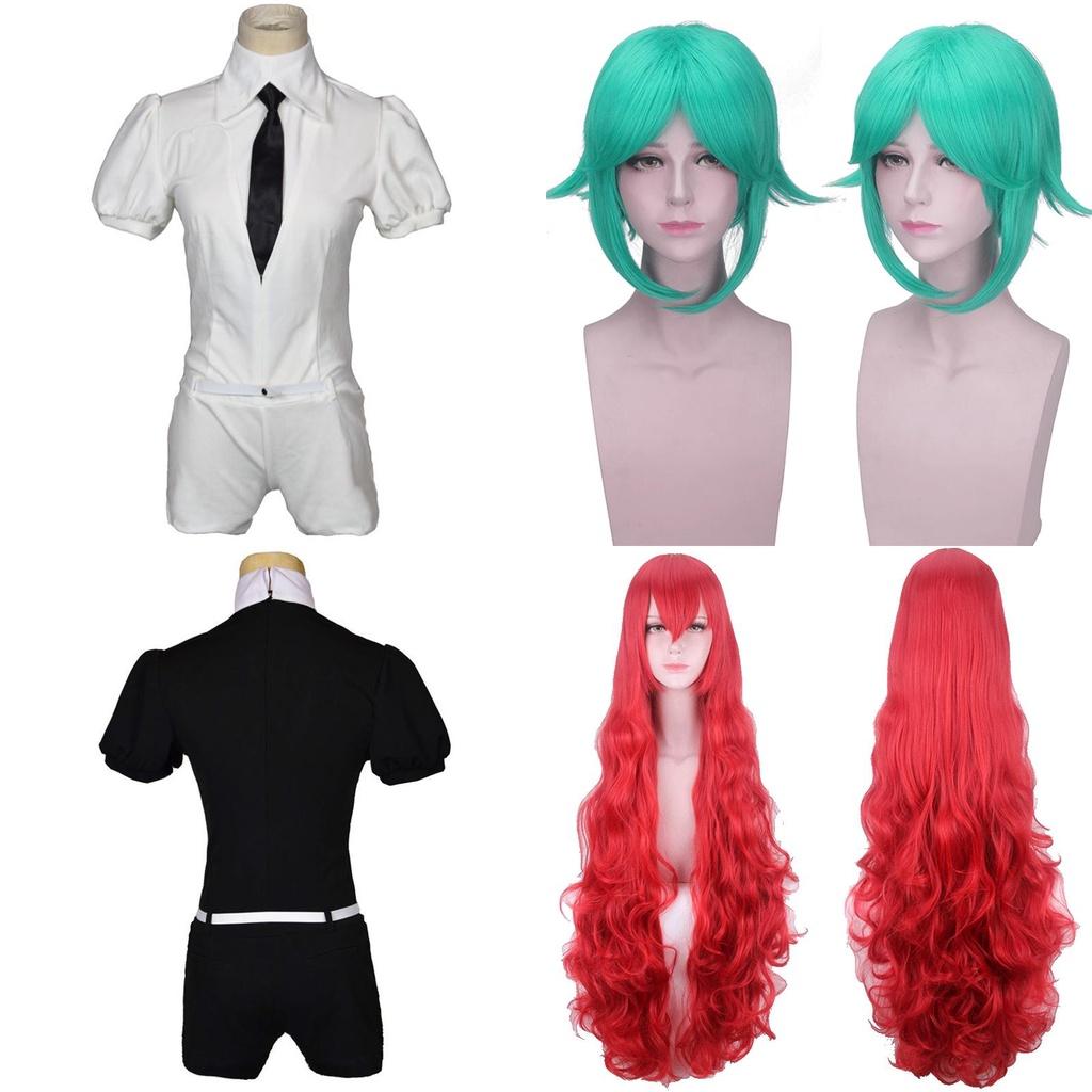 Stunning Anime Land Of The Lustrous Phosphophyllite Costume Set In Elegant Black Suit