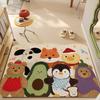Cute Animal Party Entrance Door Floor Mat Entrance Entrance Entrance Door Scraping Mud Rubbing Soil Silk Circle Floor Mat Household Dirt-Resistant
