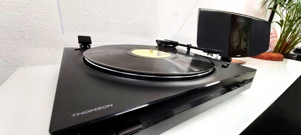 Set stereo / Mini torre digitale con giradischi THOMSON TT350 & MIC400, Thomson