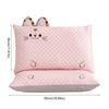 2Pcs Cartoon Pattern Summer Ice Bean Pillowcase Rectangular Pillow Protecter  Dormitory