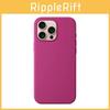 Iphone16 Pro For Solid Color Magnetic Silicone Phone Protective Case Logo With