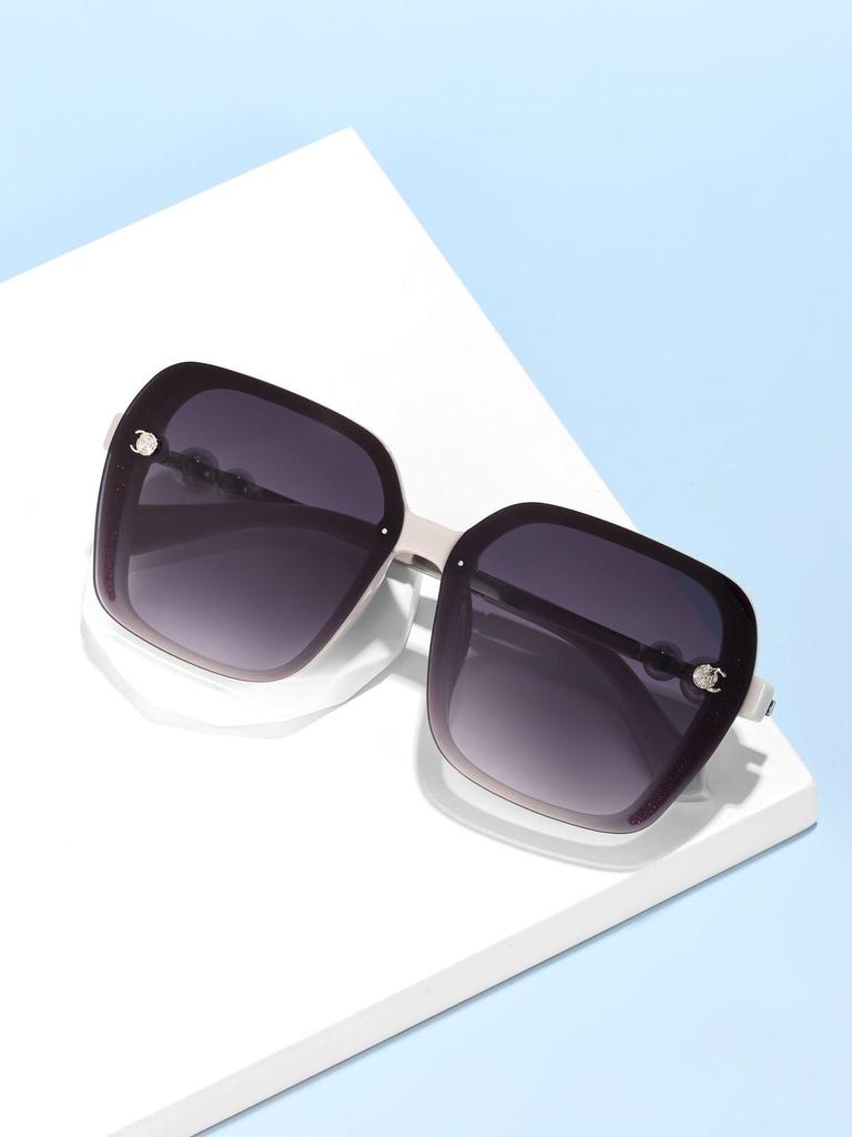 Light Luxury Polarized Camellia Pearl Women's UV-Blocking Sunglasses