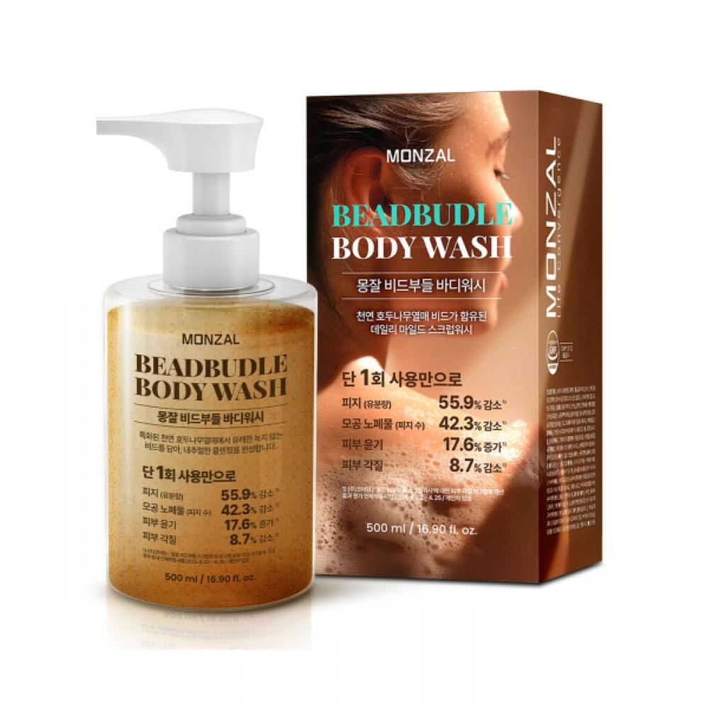 Monzal Bead Boodle Highly Moisturizing Scrub Body Wash 500g NONE
