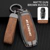 Zinc Alloy Car Key Case Fob Cover Protector Shell Fob Bag For Ford Edge EDGE 2020 2018 2017 2016 2015 Car Keychain Accessories