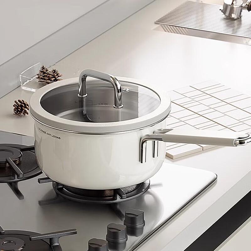 DUMIK 18cm 316 Stainless Steel Saucepan