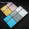 Korean Style Aluminum Alloy Cigarette Case, Holds 20 Regular or Slim Sticks, Magnetic Flip-Top, Unisex Design