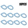 20 pezzi Cuscino per sedile WC per uso domestico Inverno Ispessito Peluche Cuscino per sedile WC Scalda sedile WC Coprisedile per WC
