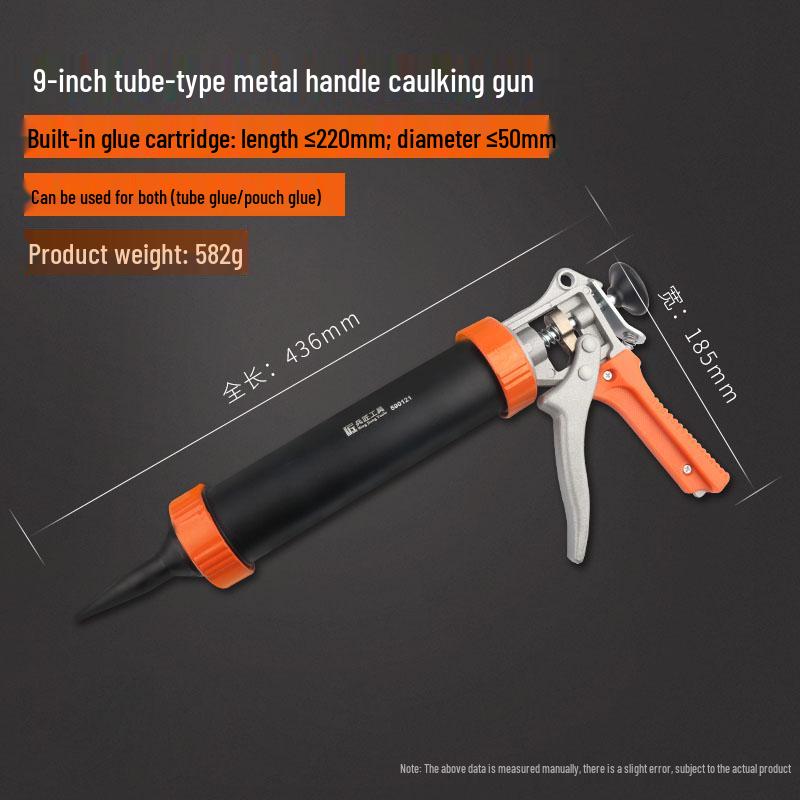 Glass Glue Gun - Silicone Caulking and Sealant Tool for Home Use