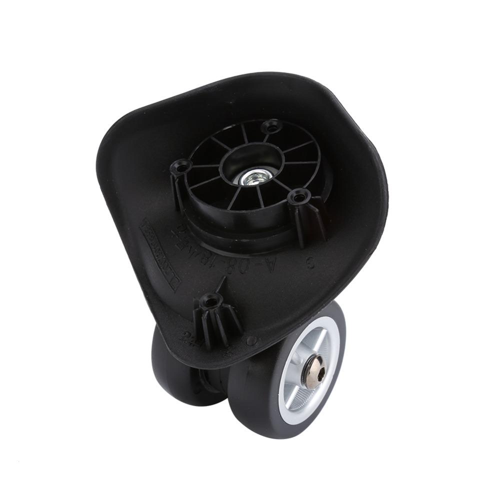 2 Pcs 360 Degree Rotation Luggage Wheels Replacement Double Row Heavy Duty Swivel Caster Wheels Spinner Wheels Suitcase Repair