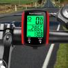 Fahrrad LCD Computer Kabelgebunden Fahrrad Geschwindigkeit Kilometerzähler Englisch Wasserdicht Fahrradzubehör Hintergrundbeleuchtet Für Tag/Nacht Radfahren
