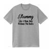 Womens Glammy T Shirt Like A Mom Only Without The Rules vintage Washed graphic Soft Comfortable streetwear designer clothes
