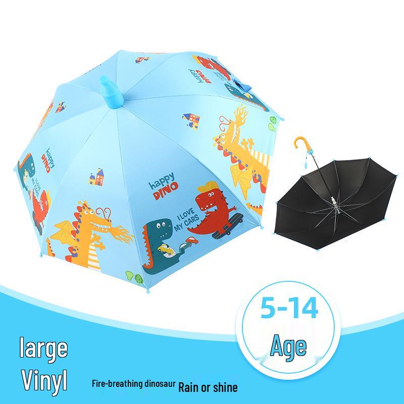 Automatic Dual-Use Kids' Umbrellas - Princess Design for School and Kindergarten