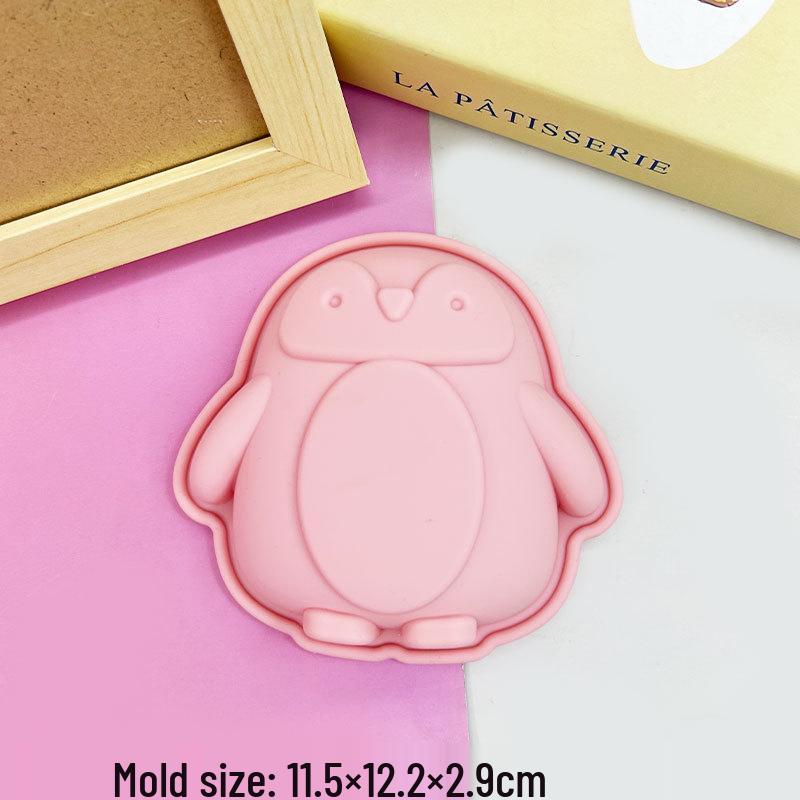 12-Cavity Braided Wavy Long Strip Gummy Mold, Crayon, Knife & Fork, Panda Mousse Pudding Mold