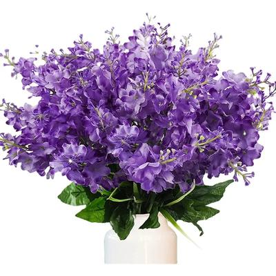 Piante Finte da Esterno Fiori Finti per Esterno Piante Pendenti Giardino Portico Fioriera da Finestra Decorazione Casa Matrimonio Fiori Artificiali Bianchi