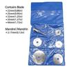 8pc High-Speed Steel Saw Blade Set for Wood, PVC, Plastic Cutting