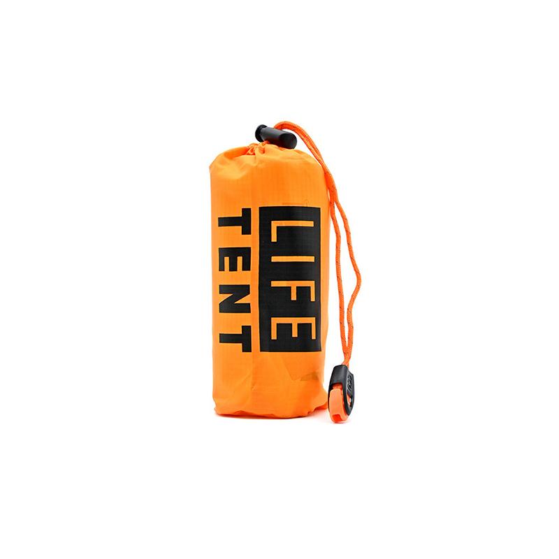 Outdoor Insulated Emergency Tent Waterproof Emergency Life Saving Insulated Tent Includes Life Whistle Ripstop Tentpouch