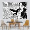 Eren Yeager Freedom Manga Poster Wall Art Kawaii Anime Attack On Titan Stampa su tela Galleria Avvolge pronto per essere appeso Decor Arazzo