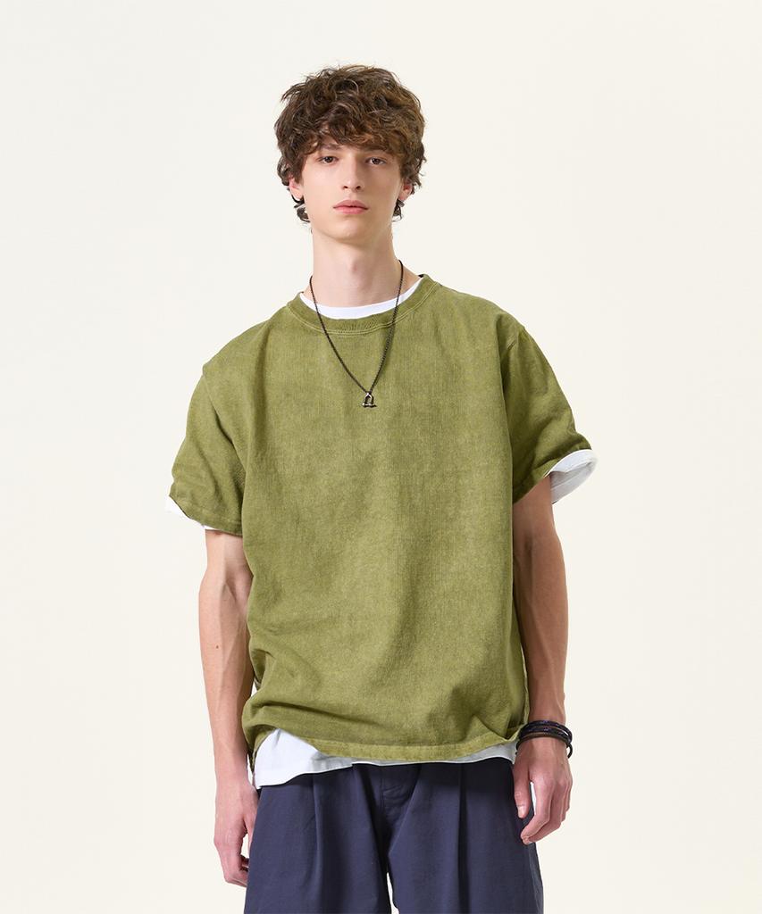 Guson Pigment-Dyed Heavy Cotton Short Sleeve T-Shirt Collection