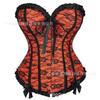 European Palace Style Lace Steel Buckle Boned Corset Body Shaper