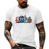 Men’s Basic Crew Neck Short Sleeve T Shirt with Theme Print Casual Oversized Tshirts for Men Big and Tall Shirts for Men Workout Shirts for Men