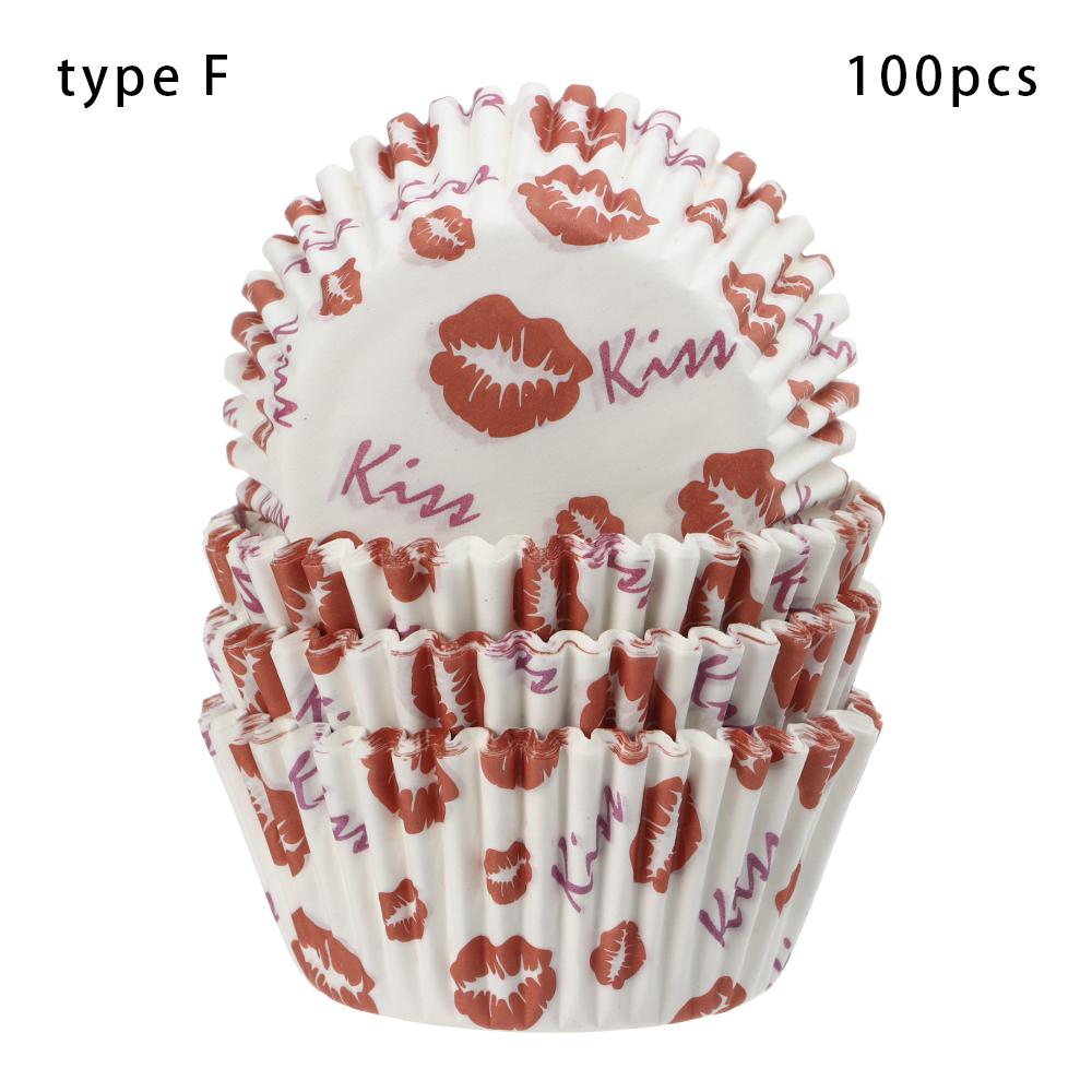 50 Stück/Packung Papier-Cupcake-Förmchen Tulpenblüten-Schokoladen-Cupcake-Hülle Back-Muffin-Halter Hochzeits-Party-Zubehör