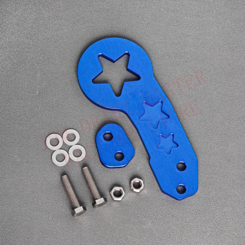 JDM Style Car Rear Bumper Tow Hook Thickened Aluminum Alloy Star Trailer Towing Tools