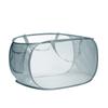 1/2pcs Folding Laundry Basket Organizer Mesh Laundry Hamper with Side Pocket Cloth Hamper for Washing Storage Dorm Travel