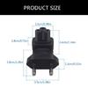 EU Power Conversion Adapter from EU4.0MM to IEC320 C5 Connection for Consumer Electronics