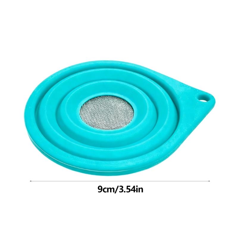 Silikon Tee-Ei Kollabierbares Design Spart Platz Faltbarer Trichter Sieb Für losen Teeblatt Und Kaffee Weinfilter