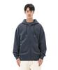 Le Custom The Essential Plain Oversized Zip-Up Hoodie (Charcoal)