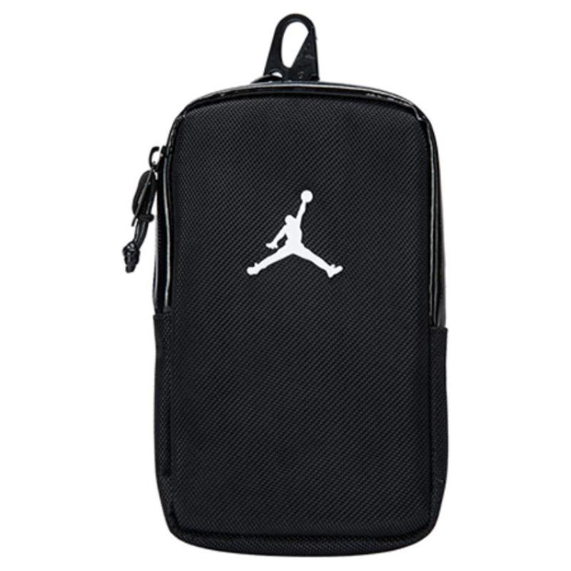 Jordan Polyester 2 in 1 HOBO One Shoulder Crossbody Basketball Bag Regular Unisex Jet Black Jordan JD2433037AD-001