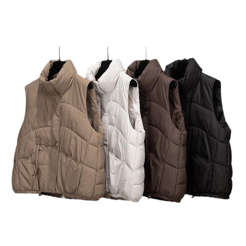 The Real Shot Is a New Down Cotton Vest, Shawl, Vest, Jacket, and Vest for Women.