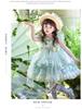 Girl Lolita Princess Dress Summer 2026 New Green Flower Puff Dress Super Fairy Fantasy Children's Dress