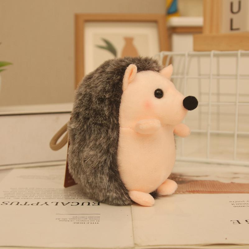 Creative Super Cute Cute Boutique Little Hedgehog Plush Toy Doll Pendant Keychain Baby Accessories Gifts