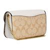 Coach Kleo 19 Color Block Vintage Patchwork Leather Handheld Crossbody Shoulder Bag Women Bags Classic-Off-White Multicolor CA441-IMOTV
