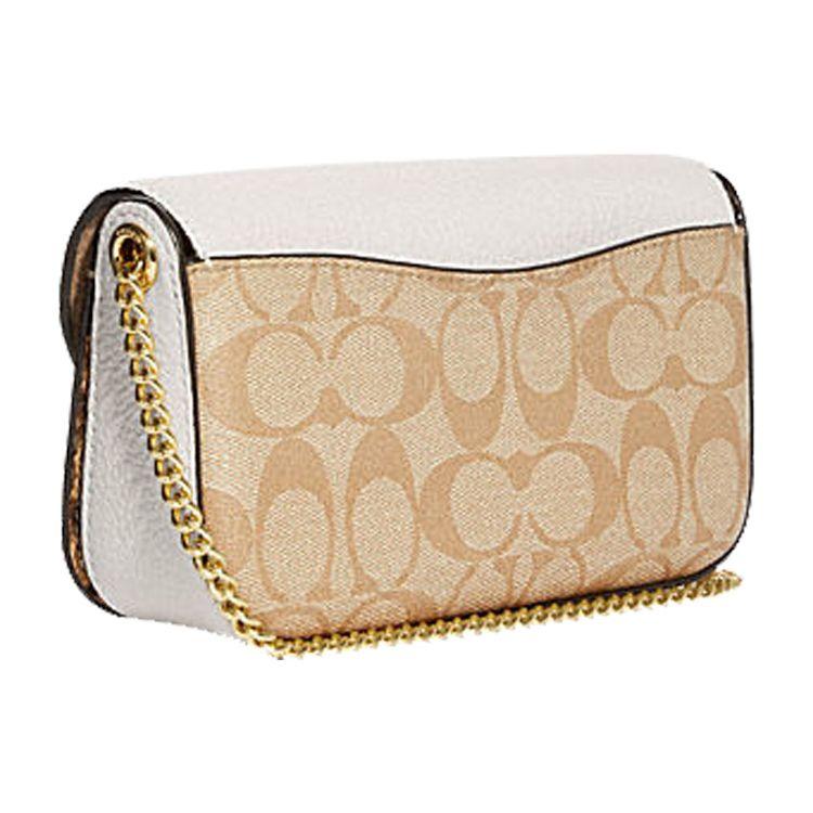 Coach Kleo 19 Color Block Vintage Patchwork Leather Handheld Crossbody Shoulder Bag Women Bags Classic-Off-White Multicolor CA441-IMOTV
